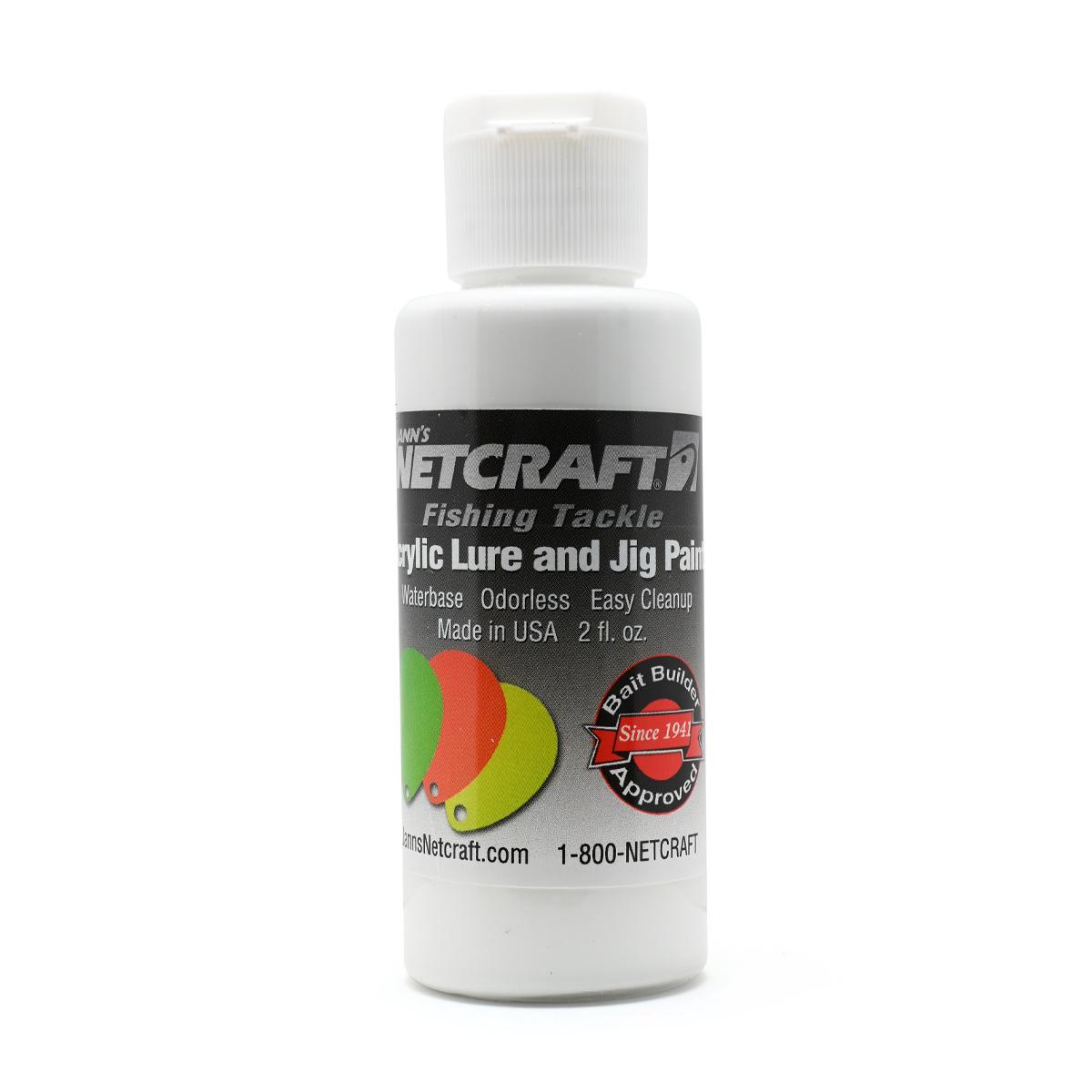 Netcraft Waterbased Fishing Lure Paint White Undercoat Sealer 2 oz